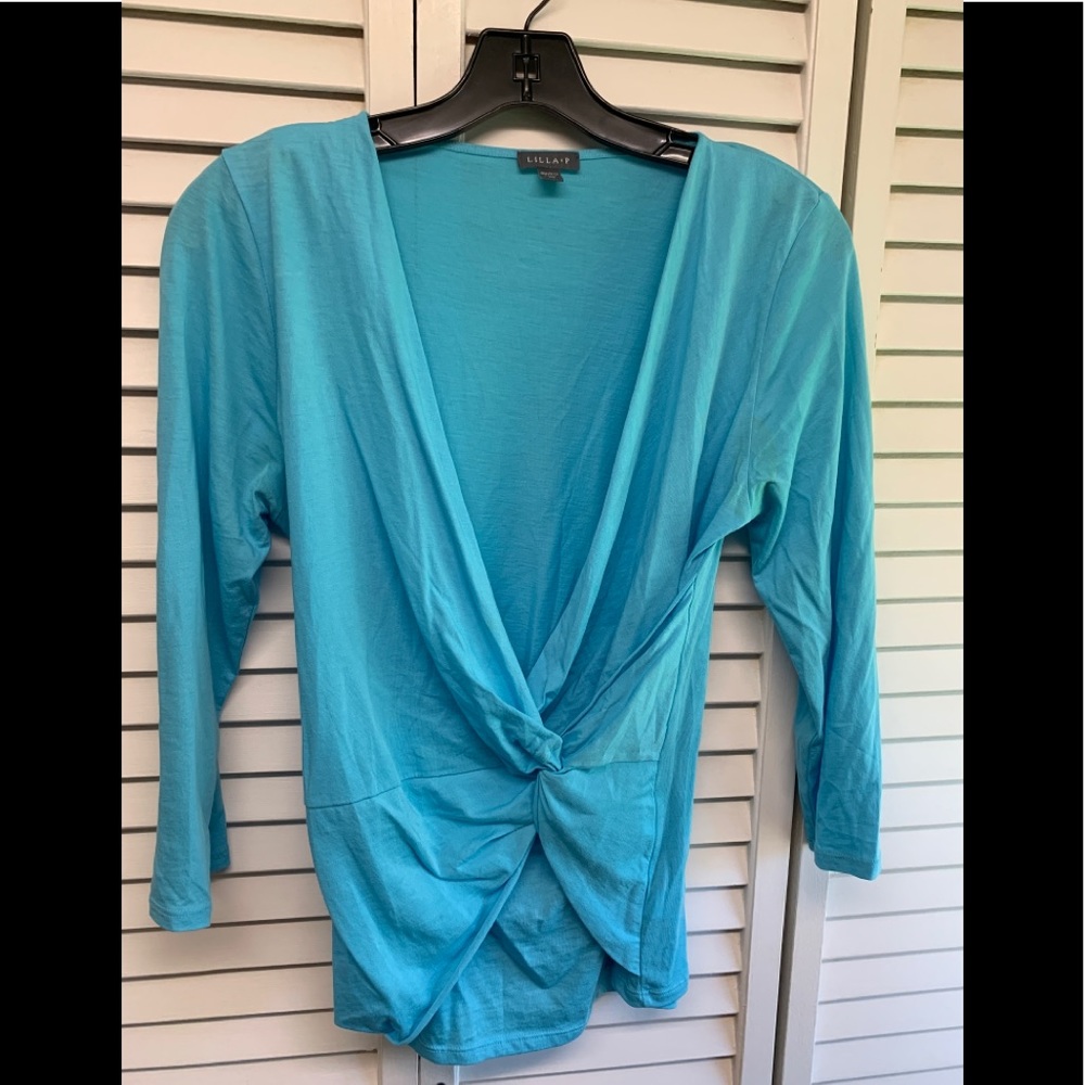 Lilla P. Turquoise Top